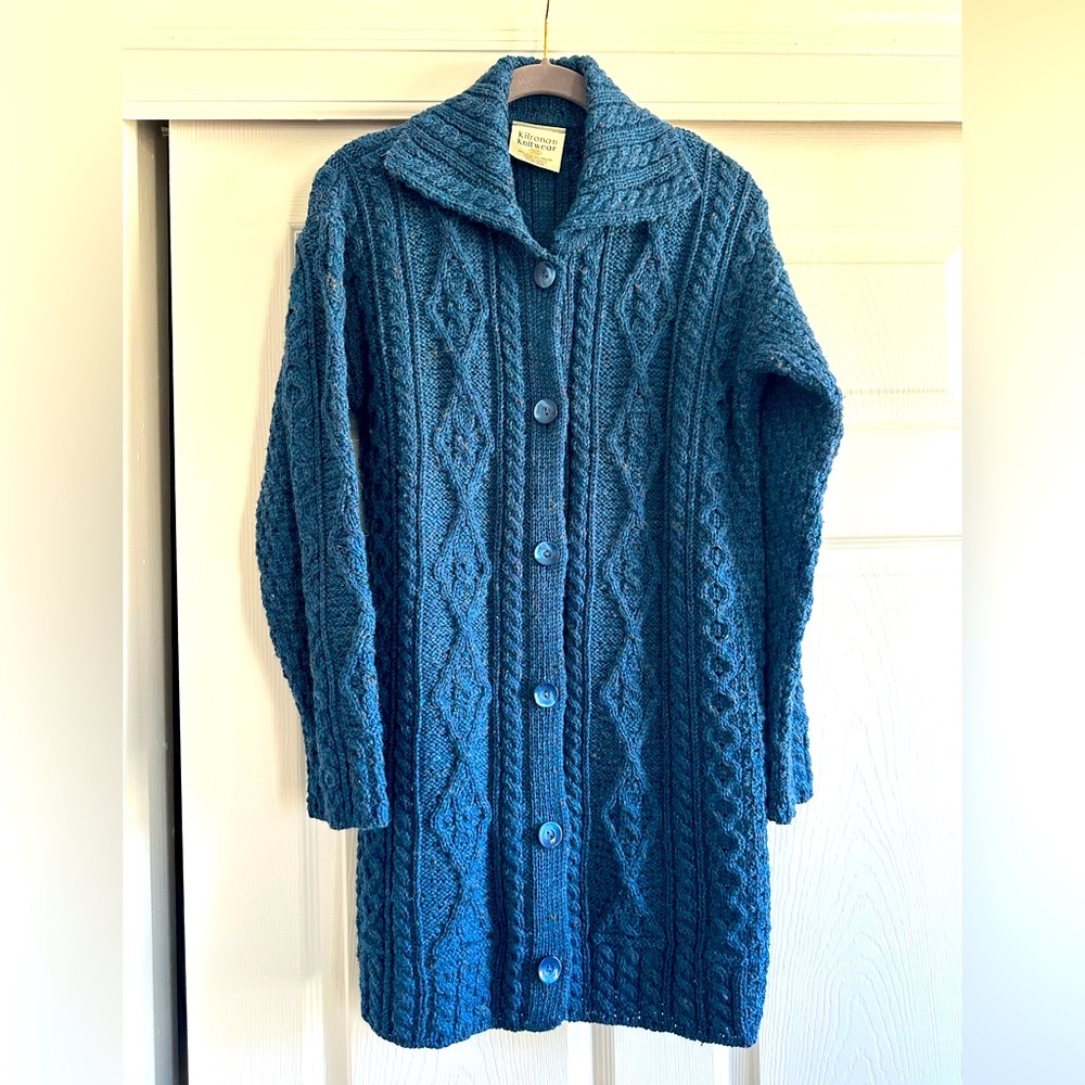 Kilronan Knitwear Ladies navy Cardigan